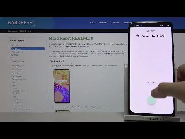'Video thumbnail for REALME 8 Incoming Call | Default Calling Screen'