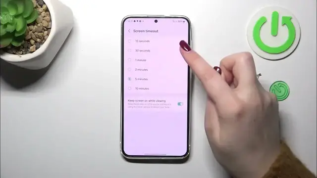 Video thumbnail for How to Adjust the Screen Timeout Value on SAMSUNG Galaxy S24+