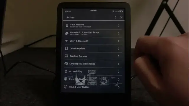 Video thumbnail for How to Enable & Disable Bluetooth on AMAZON Kindle Touch 11 | Manage Your Connections