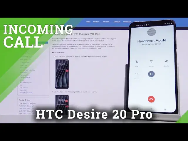 Video thumbnail for HTC Desire 20 Pro Incoming Call Screen