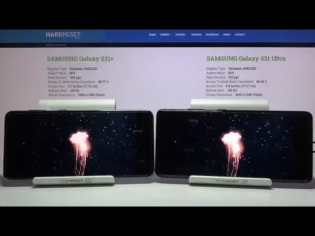 Video thumbnail for Display Comparison SAMSUNG Galaxy S21+ vs SAMSUNG Galaxy S21 Ultra | Screen Test