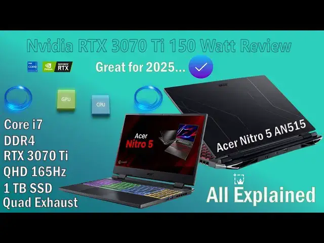 'Video thumbnail for Acer Nitro 5 rtx 3070 ti review #laptop #gaming #pcgaming #rtx3070ti #acer #acernitro5'