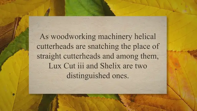 Video thumbnail for Lux Cut iii Vs Shelix: Making Right Choice