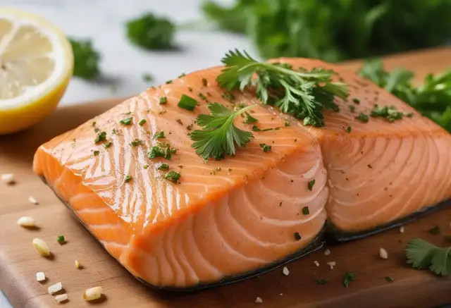 Video thumbnail for Baked Garlic Lemon Salmon