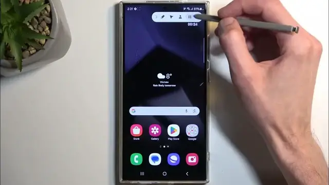 Video thumbnail for How to Record Screen on SAMSUNG Galaxy S24 Ultra
