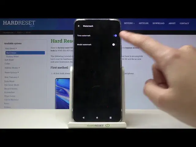 'Video thumbnail for How to Enable / Disable Camera Watermark in VIVO X51 5G – Allow Advanced Camera Function'