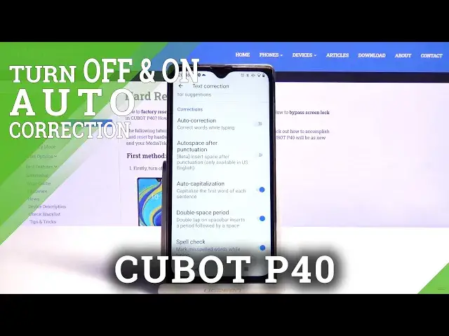 Video thumbnail for How to Turn Off Auto Correction on CUBOT P40 – Activate Autocorrection