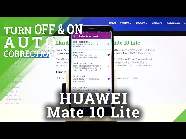 Video thumbnail for HUAWEI Mate 10 Lite – Activate & Use Text Correction