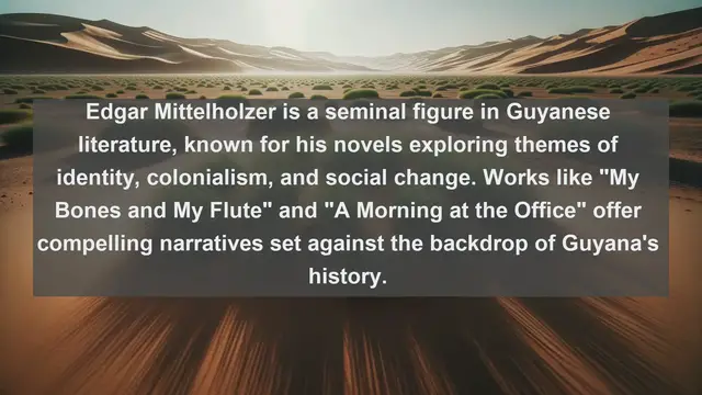 Video thumbnail for Exploring Literary Legends: Top 10 Renowned Writers from Guyana