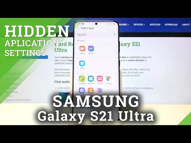 'Video thumbnail for How to Hide Apps on Home Screen and Menu in Samsung Galaxy S21 Ultra?'