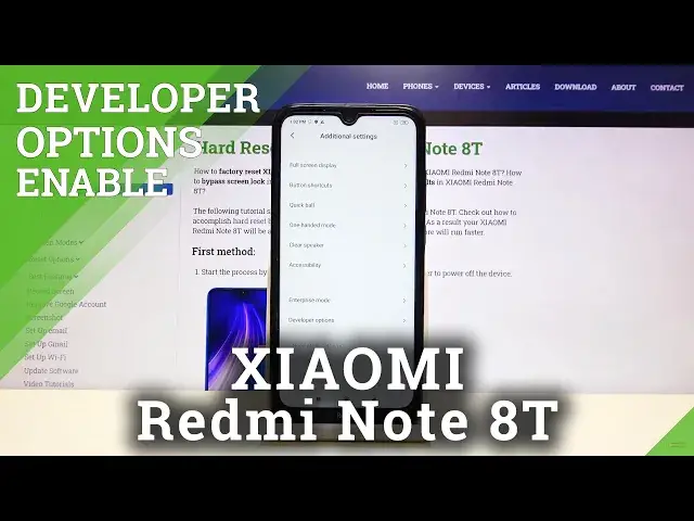 'Video thumbnail for How to Activate Developer Options in XIAOMI Redmi Note 8T – Developer Features'