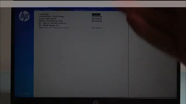 Video thumbnail for How To Change BIOS Language In HP 250 G8