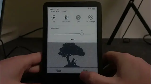 Video thumbnail for How to Enable & Disable Airplane Mode on AMAZON Kindle Touch 11 | Control Wireless Connectivity