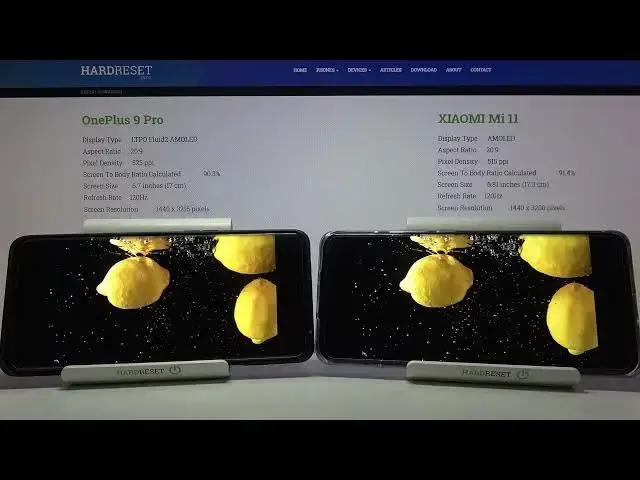 Video thumbnail for OnePlus 9 Pro vs XIAOMI Mi 11 Display Comparison | Screen Comparison Test