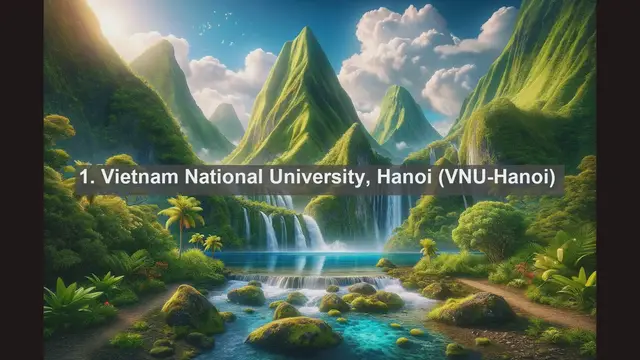 Video thumbnail for Exploring Academic Excellence: Top 10 Favorite Universities in Vietnam