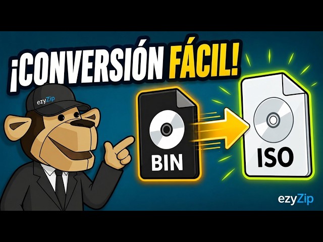 Video thumbnail for 📀 Cómo Convertir Bin a ISO en Línea Gratis | No Requiere Instalación De Software