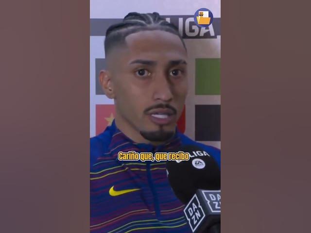 Video thumbnail for 🗣️ Raphinha: "Daré lo mejor por el Barça hasta el último día"

📹 DAZN