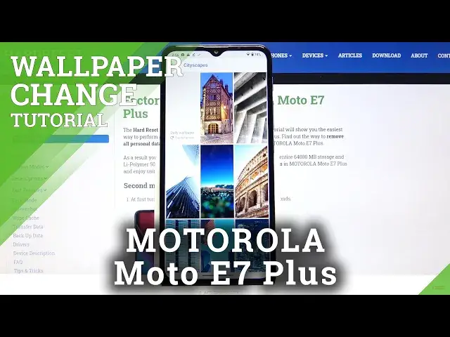 'Video thumbnail for Motorola Moto E7 Plus Change Wallpaper'