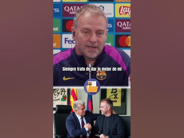 Video thumbnail for Hansi Flick, claro con su futuro: “El Barça será mi último club, mi último trabajo” 💙❤️