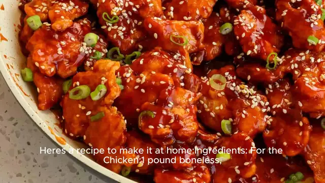 Video thumbnail for Sesame chicken recipe
