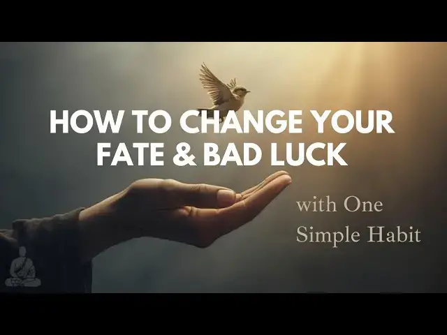 Video thumbnail for How to Change Your Fate & Bad Luck with One Simple Habit | Sparrow And Monk Story