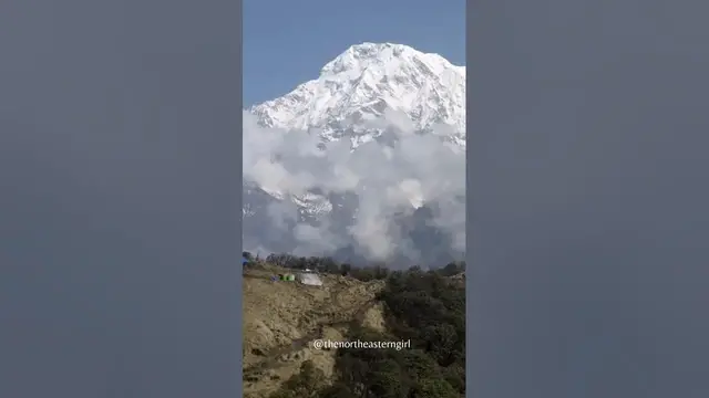 Video thumbnail for Annapurna Mountain Range Pokhara,Nepal #youtubeshorts #shorts #nepal #shortvideo #pokhara #mountains