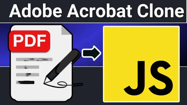 Video thumbnail for Javascript Project to Build PDF.js Adobe Acrobat Online PDF Document Editor Using FabricJS,jsPDF