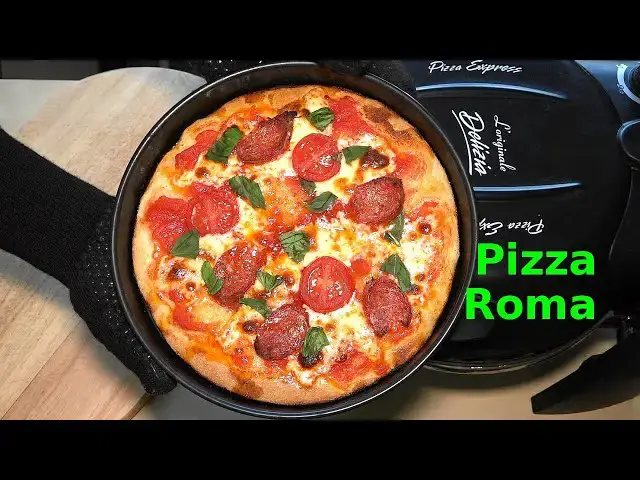 Video thumbnail for Pizza Roma im Pizzaofen G3 Ferrari