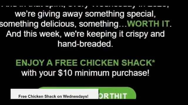 'Video thumbnail for Shake Shack Deals: Free Chicken Sandwiches and BOGO Shakes'