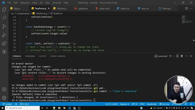 Video thumbnail for Exercise 1_ Enhancing TextUtils _ Complete React Course in Hindi #9