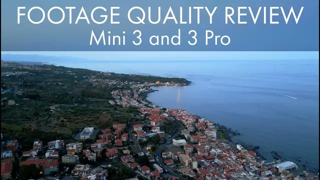 'Video thumbnail for DJI Mini 3 vs 3 Pro video quality'