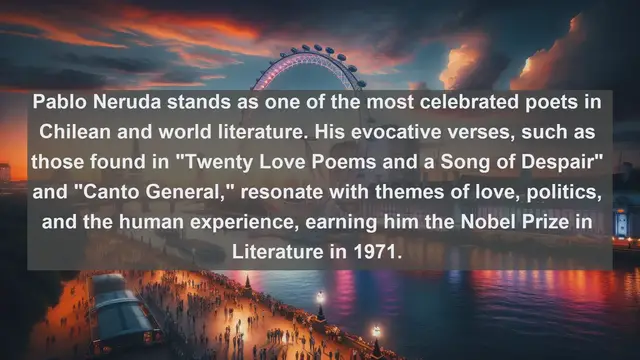 Video thumbnail for Literary Treasures of Chile: Top 10 Renowned Writers You Need to Know