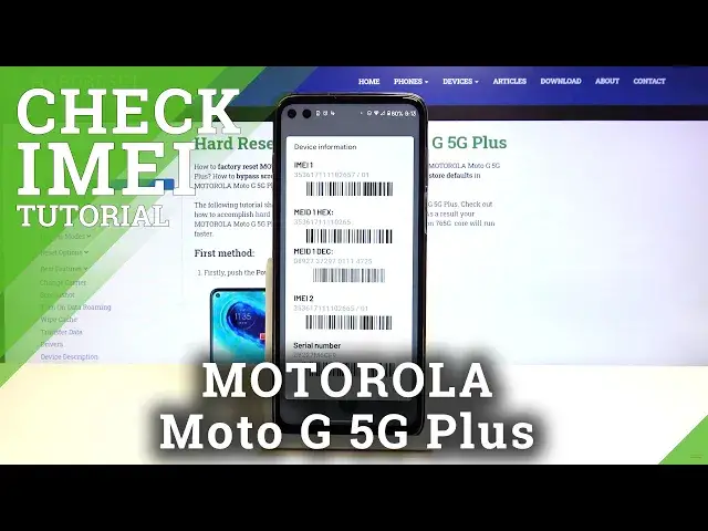'Video thumbnail for How to Locate IMEI Number in Motorola Moto G 5G Plus- Find Serial Number'