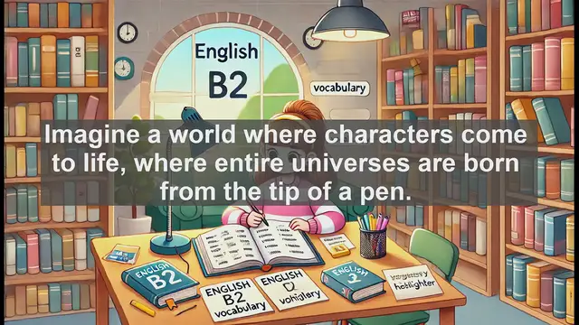 Video thumbnail for 1500 Must Know CEFR B2 Vocabulary - What is a Novelist? Exploring the Art of Long-Form Storytelling