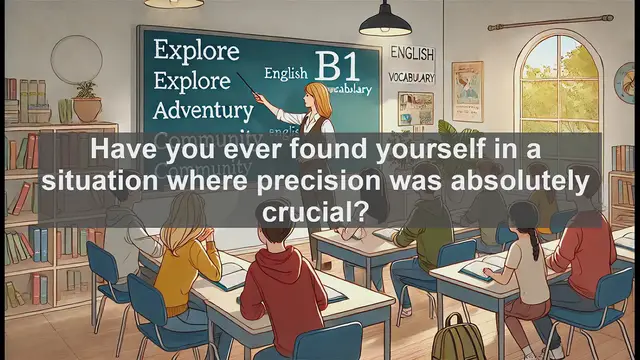 Video thumbnail for 2500 Must Know CEFR B1 Vocabulary - Understanding 'Exact': Precision in English at B1 Level