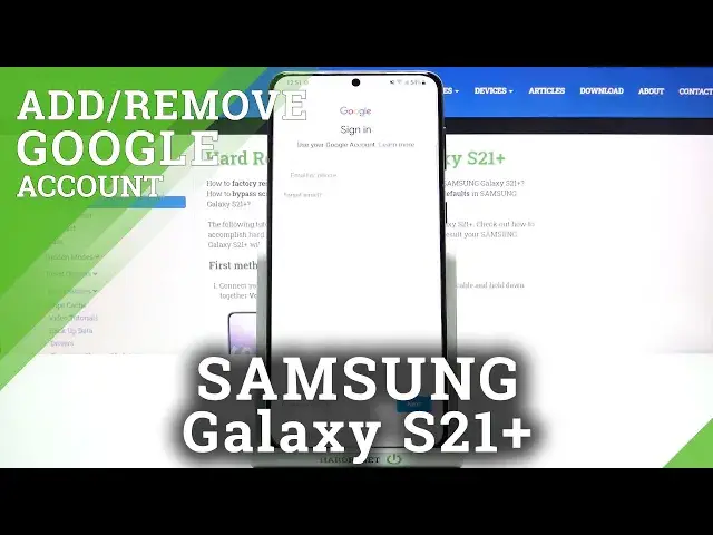 'Video thumbnail for How to Add or Remove Google Account on Samsung Galaxy S21+ - Gmail Account Set Up on Galaxy Phone'