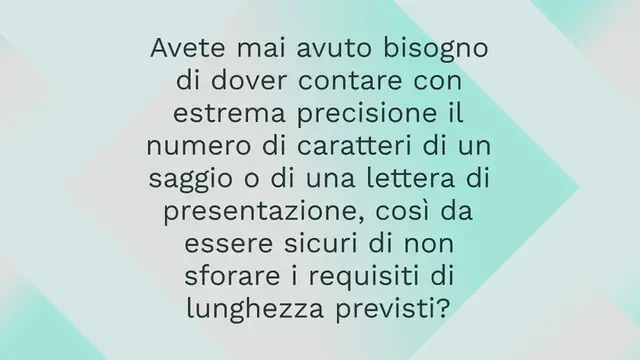 Video thumbnail for Come Contare i Caratteri su Word – La Guida Completa