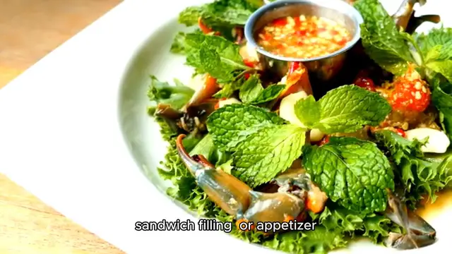 'Video thumbnail for crab salad recipe'