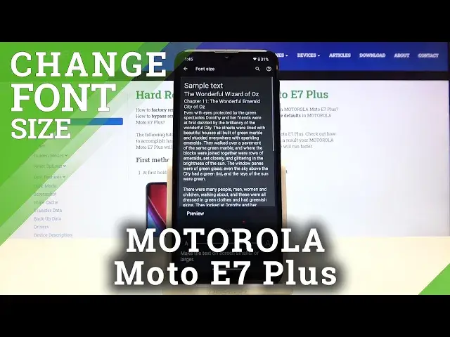 'Video thumbnail for How to Change Font Size in MOTOROLA Moto E7 Plus – Find Screen Font Settings'