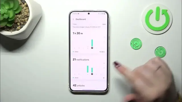 'Video thumbnail for How to Find the Screen Time Statistics on SAMSUNG Galaxy S24+'