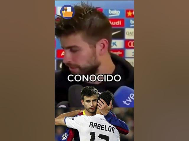 Video thumbnail for Hace unos años Piqué era preguntado por su relación con el nuevo técnico del Real Madrid…