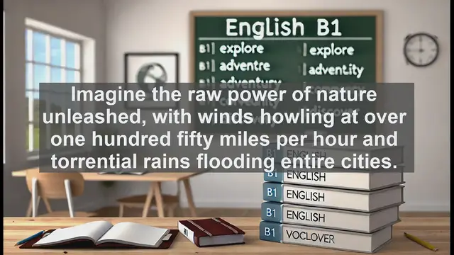 Video thumbnail for 2500 Must Know CEFR B1 Vocabulary - Hurricanes: The Powerful Force of Nature Explained