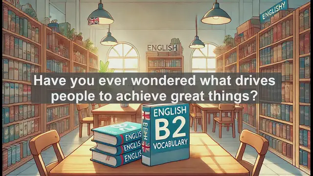 Video thumbnail for 1500 Must Know CEFR B2 Vocabulary - Understanding 'Motivate': The Power Behind Achievement