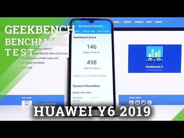 'Video thumbnail for Huawei Y6 2019 Geekbench V5'