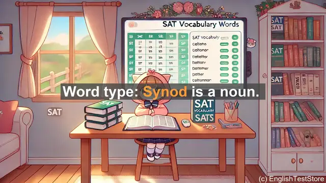 Video thumbnail for 5000 Must Know SAT Vocabulary - What is a Synod? Understanding Church Assemblies
