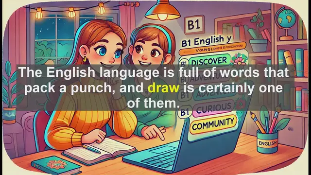 Video thumbnail for 2500 Must Know CEFR B1 Vocabulary - Mastering the Word 'Draw': Multiple Meanings and Uses