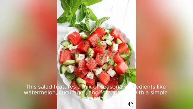 Video thumbnail for summer salad recipe