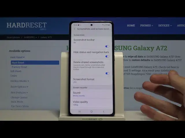 Video thumbnail for How to Hide Status and Navigation Bars on Screenshots in SAMSUNG Galaxy A72 - Screenshots Settings