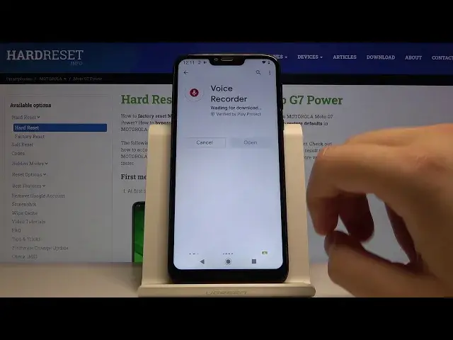 'Video thumbnail for Sound Recording in MOTOROLA Moto G7 Power'