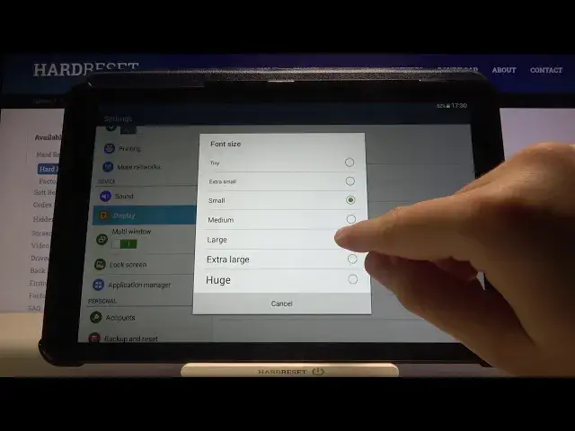 'Video thumbnail for How to Change Font Size on Samsung Galaxy Tab E - Personalize Display Fonts'